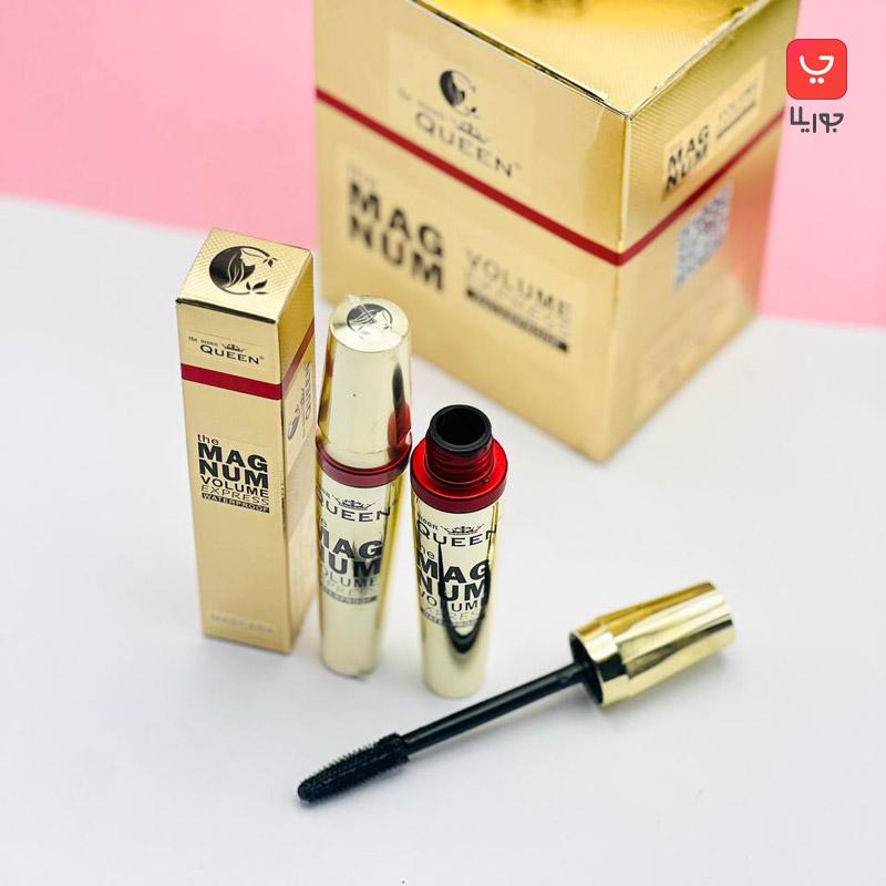 ریمل کویین Queen ضد آب افزایش حجم و بلندی مژه ها مدل مگنوم Magnum